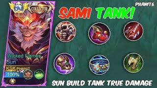 SUN TANK   TRUE BUILD DAMAGE TOP GLOBAL 2024 | NEW BUILD TANK TOP ONE GLOBAL 2024 ~ MOBILE LEGENDS