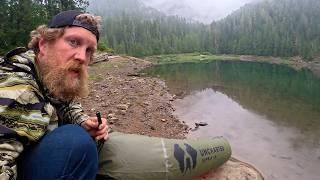 Pack Raft Catch & Cook at Hike in Lake on the Olympic Peninsula (Washington)