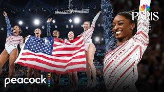 Simone Biles Leads Team USA to Gold with Unforgettable Floor Routine | Paris Olympics