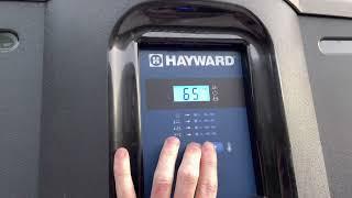 How to set up a Hayward HeatPro 2023 140k