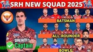 IPL 2025 - Sunrisers Hyderabad Team Full Squad | SRH Team New Players List 2025 | SRH New Team 2025