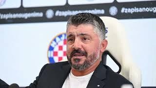 Novi trener HNK Hajduk Gennaro Gattuso predstavljen na konferenciji za medije