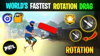 Rotation Drag In Free Fire | Superfast Rotation Drag Like Raistar | Mr Atul Yt