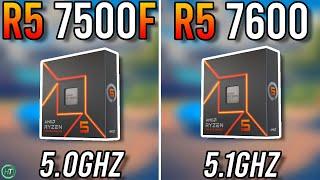 Ryzen 5 7500F vs Ryzen 5 7600 - Big Difference?