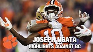 Clemson WR Joseph Ngata Highlights Against Boston College