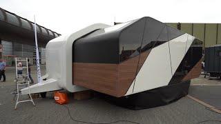 Tinyhouse 2023 | 50m2: The largest REAL CARAVAN in the world: Vaja Slide Out Caravan complete width