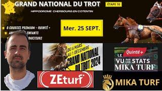 PRONOSTICS TURF 100% QUINTE+   MERCREDI 25 SEPTEMBRE 2024 A CHERBOURG