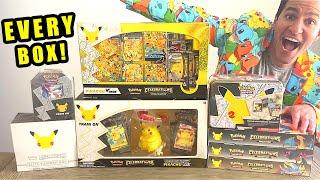 OPENING EVERY CELEBRATIONS POKEMON CARDS BOX!