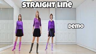 Straight Line - Line Dance (Demo)/Intermediate/Maggie/Gary