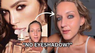 I’LL NEVER WEAR EYESHADOW AGAINCHANEL SMOKEY EYE TUTORIAL