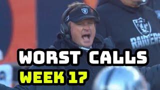 Worst Referee Calls of Week 17 | NFL 2019 highlights HD