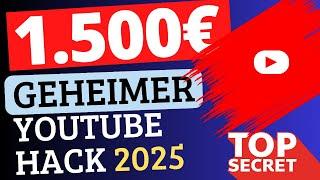 Verdiene 1.500€ pro Woche mit YOUTUBE – OHNE eigene Videos! ▶️(Online Geld verdienen 2025)