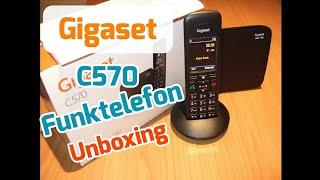 Gigaset C570 DECT Funktelefon Unboxing