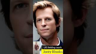 Jonty Rhodes (old and young) Lucknow super gents fielding coach#shorts