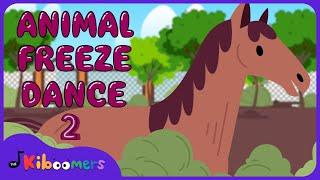 Animal Freeze Dance 2 - The Kiboomers Movement Songs for Preschoolers - Brain Breaks