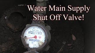 House water pipe leak- how to tell and turn off main Supply to house!