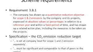 Target setting in energy management and carbon accounting schemes