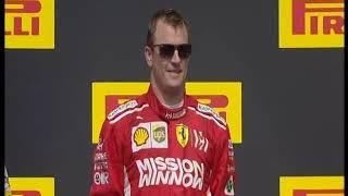 F1 USA 2018 - Podium - Super Kimi!!