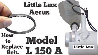 How to Replace a Belt in a Aerus LLC Vacuum Cleaner Little Lux Model L150A