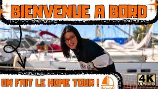 OUR SAILBOAT HOME TOUR FOR SEASON 3  (VLOG #NOMAD 182)