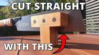   The SECRET To Cutting STRAIGHT - You Have to See This Magnetic Saw Guide For Woodworking