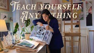 Teach yourself Anything  Building a PC, Watercolor Painting & Museum Visit ⭐ Cozy Art Vlog