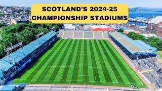 Scotland's championship stadiums for 2024 25 season