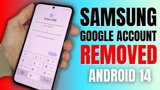 NEW METHOD | Samsung FRP Bypass | Android 14 | Google Account Remove