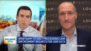 Gene Munster on WhatsApp halting law enforcement requests for user data