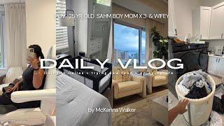 DIML as a 25 yr old SAHM mom x3 living in Dallas,TX ! maintenance appts + amazon haul | WEEKLY VLOG