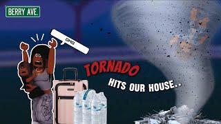 MASSIVE TORNADO HIT MY HOUSE.. | berry avenue | *VOICED️*