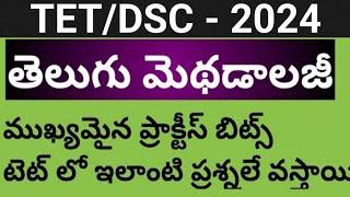 Telugu methodology practice bits for ap TET|Telugu methodology|ap tet|#telugumethods#telugugrammar