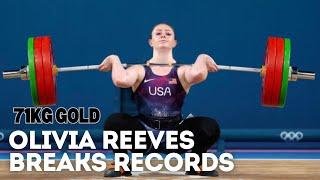 Olivia Reeves Shatters Records!” USA’s Weightlifting GOLD Returns After 24 Years!