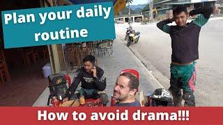 How to plan your daily motorbike routine