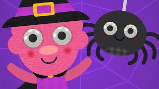 Five Creepy Spiders | Kids Halloween Song | Noodle & Pals