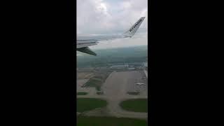 Taking off from London Stansted, heading to Bergerac France April 2014