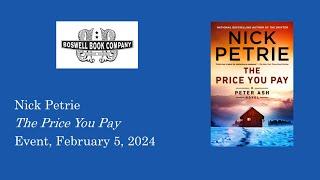 Nick Petrie Event for The Price You Pay - Boswell Book Company