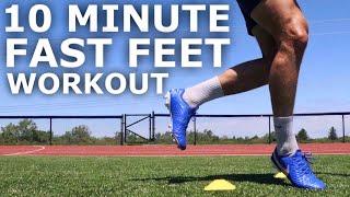 10 Minute Fast Feet Workout | Exercises To Increase Foot Speed and Coordination