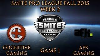 SPL Fall: Week 2 - Cognitive Gaming vs. AFK Gaming (Game 1)