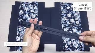 2 ideas easy sewing bag at home | How to make a beautiful handbag