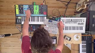 DAWless Jam (Moog Grandmother, Op1, Minillogue, Model Samples, Model D)