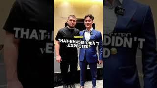 Surprising Khabib With Russian Language  #ufc #mma #khabibnurmagomedov #funny #fight #respect #like