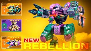 New REBELLION - Eclipse with Nade Launcher 12, Howler 12, Particle Beam 12 - Mech Arena