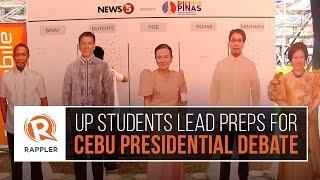 UP students lead preps for Cebu presidential debate