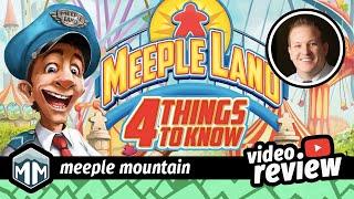 Meeple Land - 4 Things You Need to Know - Review - Boardgame Brody