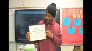 Lanier Jr. Sr. High School Teacher Mikel Houston Receives Alyce Clarke Award