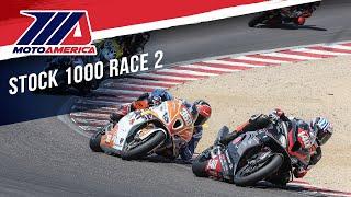 Stock 1000 Race 2 at Laguna Seca - FULL RACE | MotoAmerica