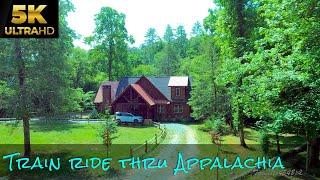 Scenic Train Ride through the Appalachian Foothills