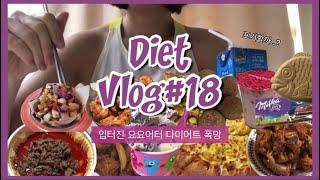 | 다이어트 브이로그 |  다이어트 잘 하다가 입터진 다이어터/일반식 먹방/간식폭팔/요요어터/60계치킨/떡볶이/짜장면/뿌링감자/치즈볼/짜파게티/밀카오레오/베스킨라빈스