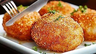 So delicious that I cook it almost every Sunday! Easy recipe for chicken and potato balls!